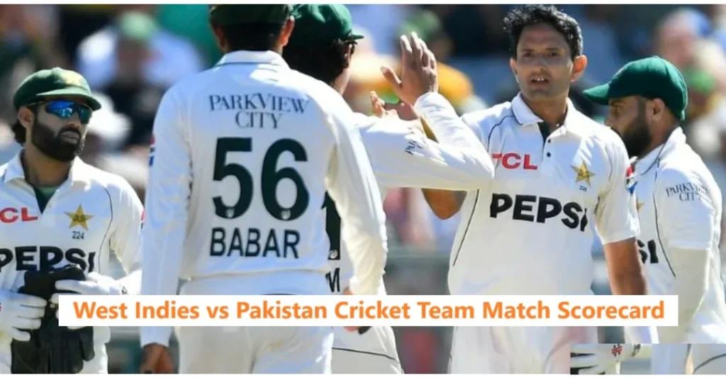 West Indies Cricket Team vs Pakistan National Cricket Team Match Scorecard