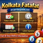 Kolkata Fatafat arcarrierpoint.net